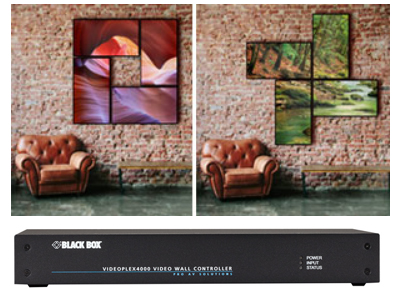Individually Shaped Video Wall Designs: VideoPlex 4000